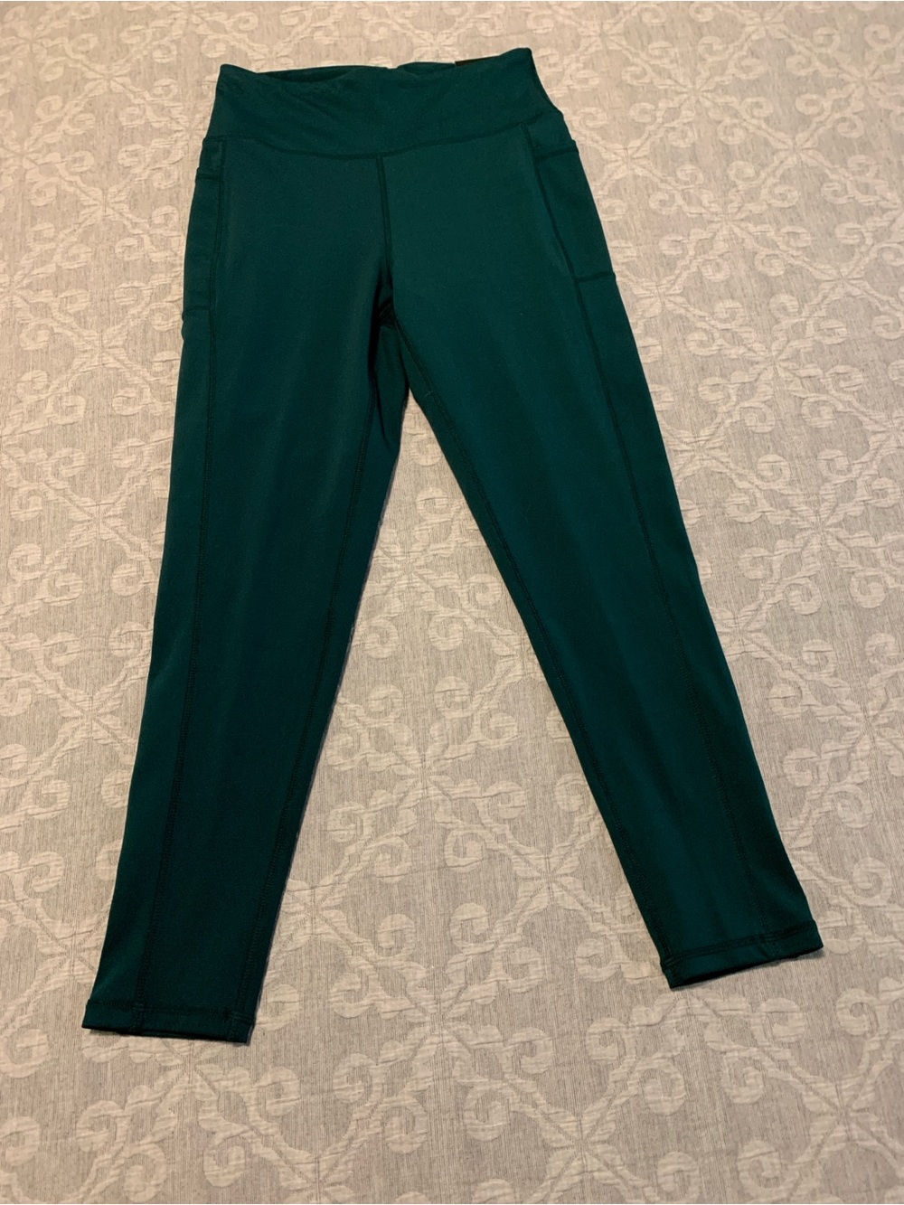 Traj3ctory Performance Leggings in Dark Green (Size M)